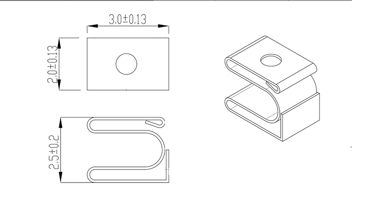 金屬精密簧片接地用于儀器儀表手機電子智能家電